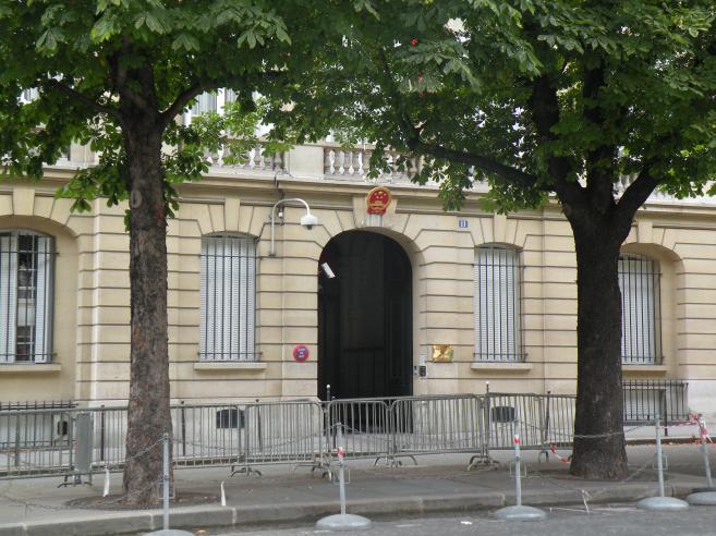  ambassade de Chine, 11, avenue Georges V